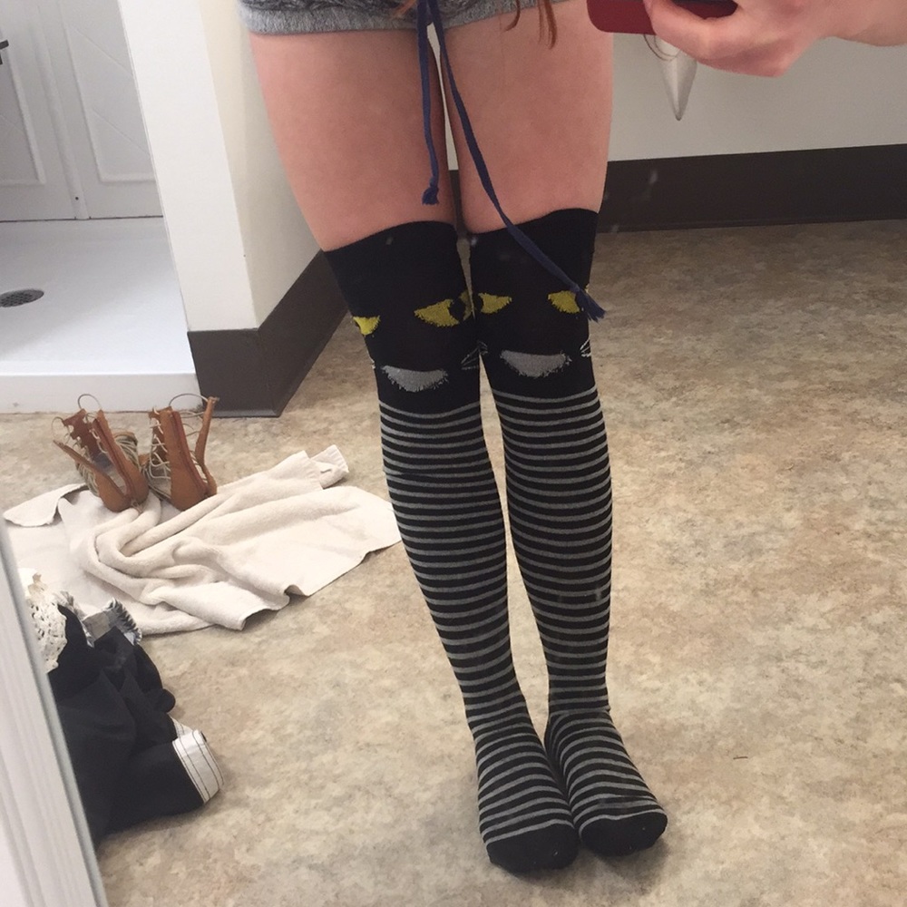 Thigh High Cat Socks